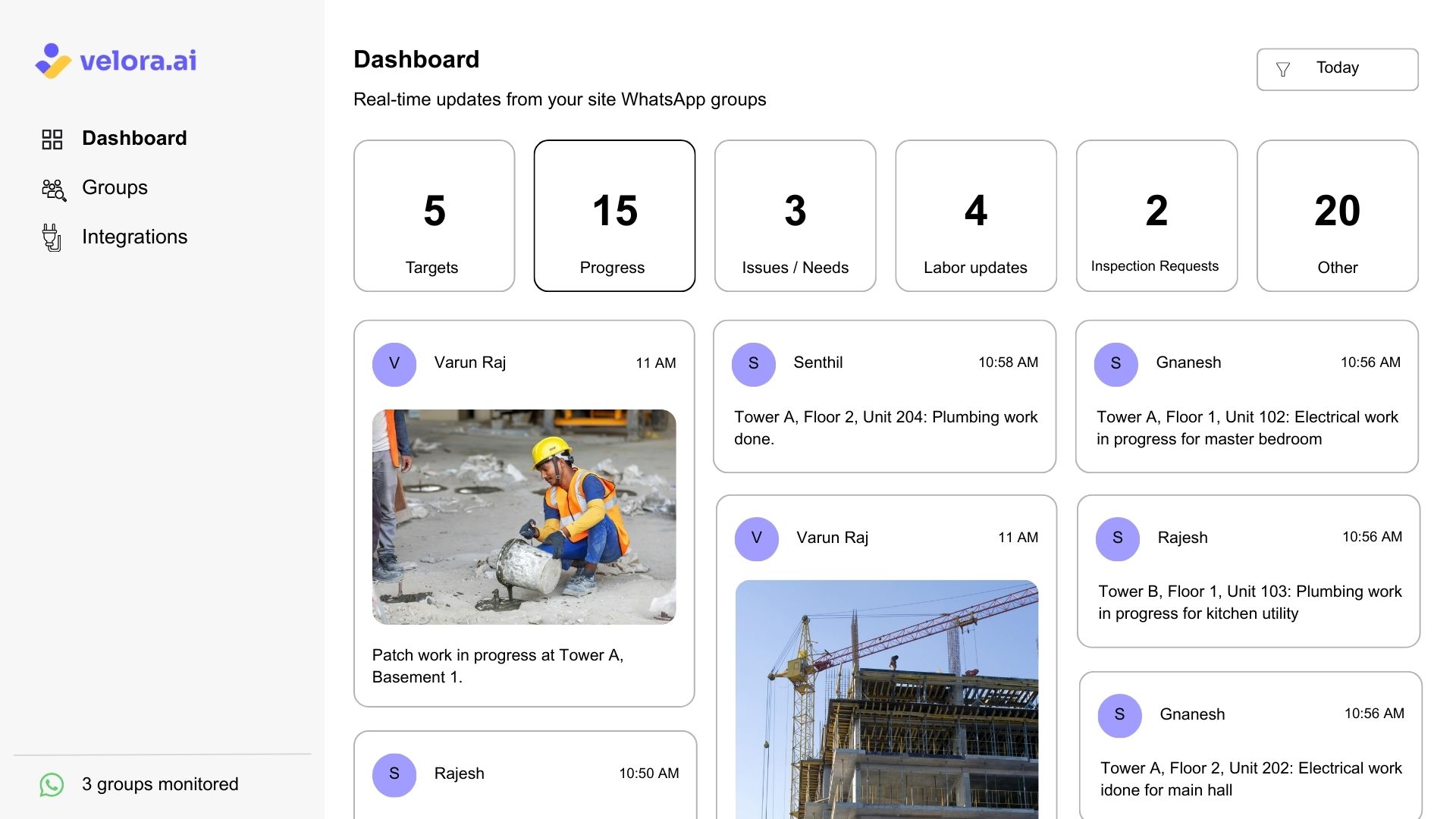 Desktop WhatsApp to Structured Dashboard App