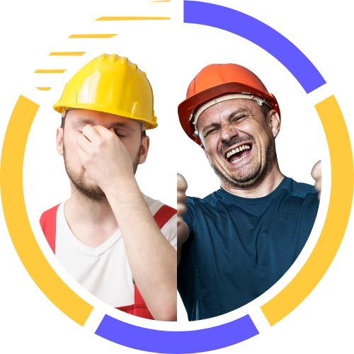 Frustrated vs AI-enabled Contractor