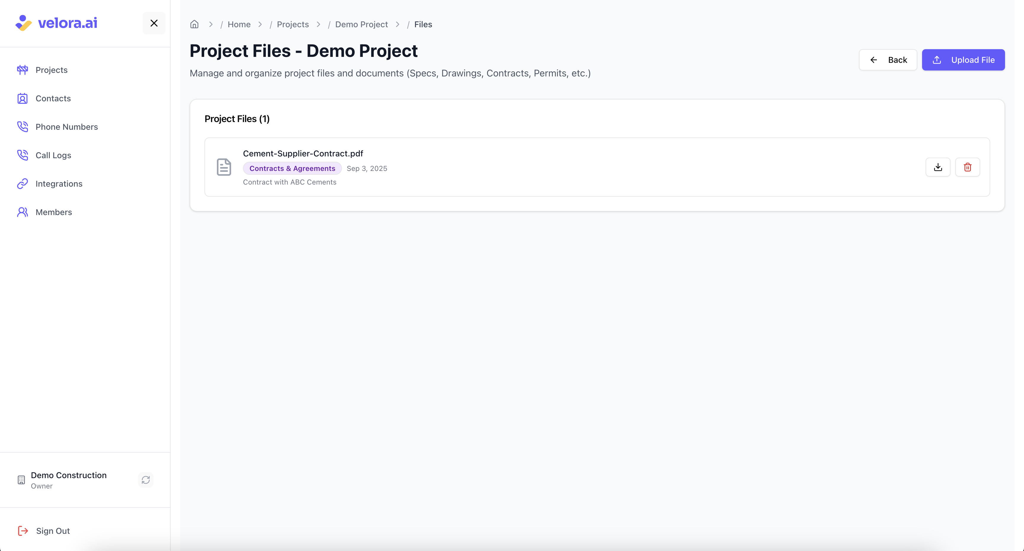 Files successfully uploaded and organized File upload success confirmation