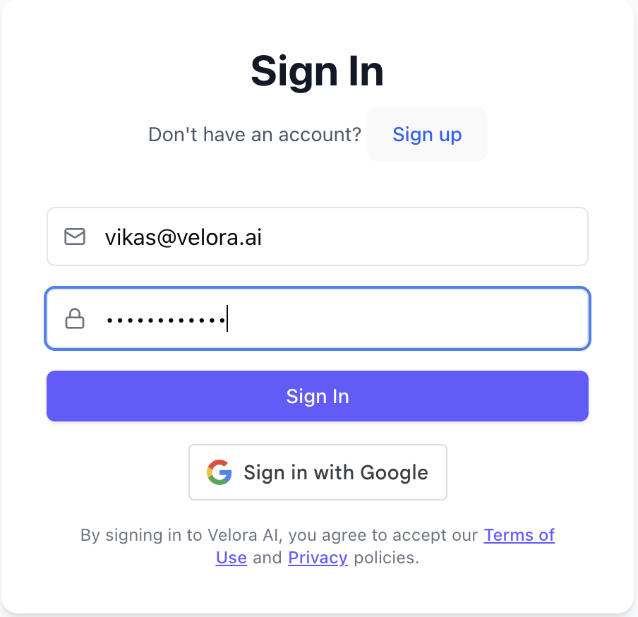 Access your Construction AI Assistant account Sign In to Voice AI Construction Project Management